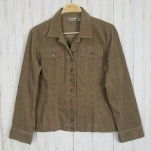 Chico's Brown Corduroy Button Down Jacket